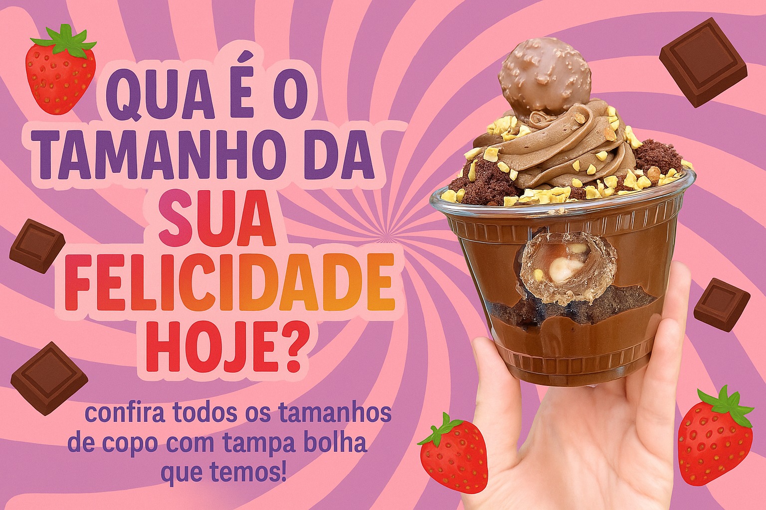 Copo com tampa b