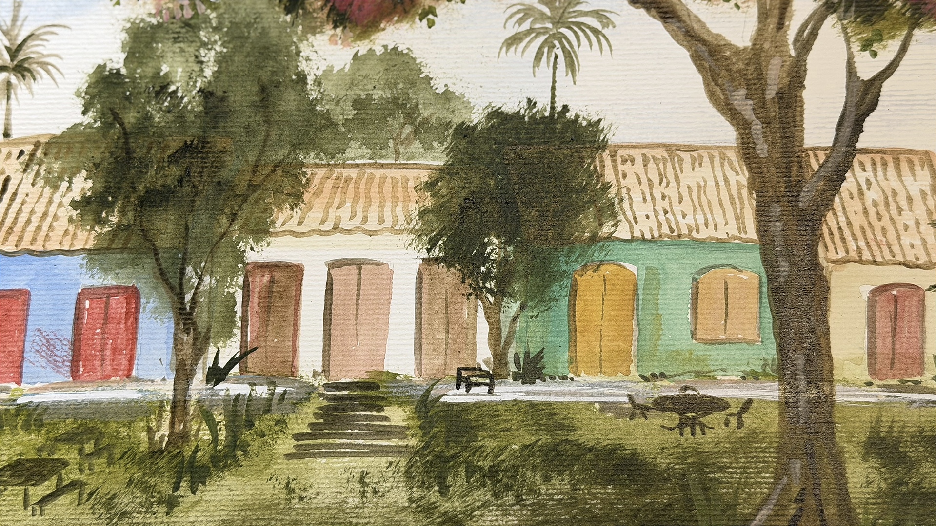 AQUARELA QUADRADO TRANCOSO