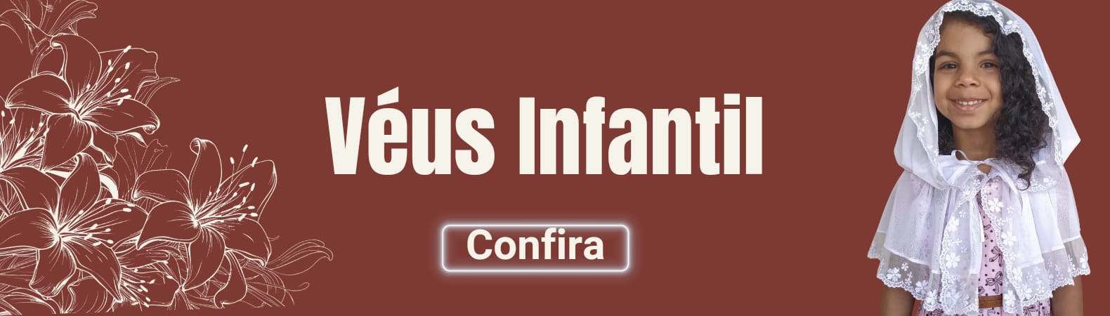 véus infantis