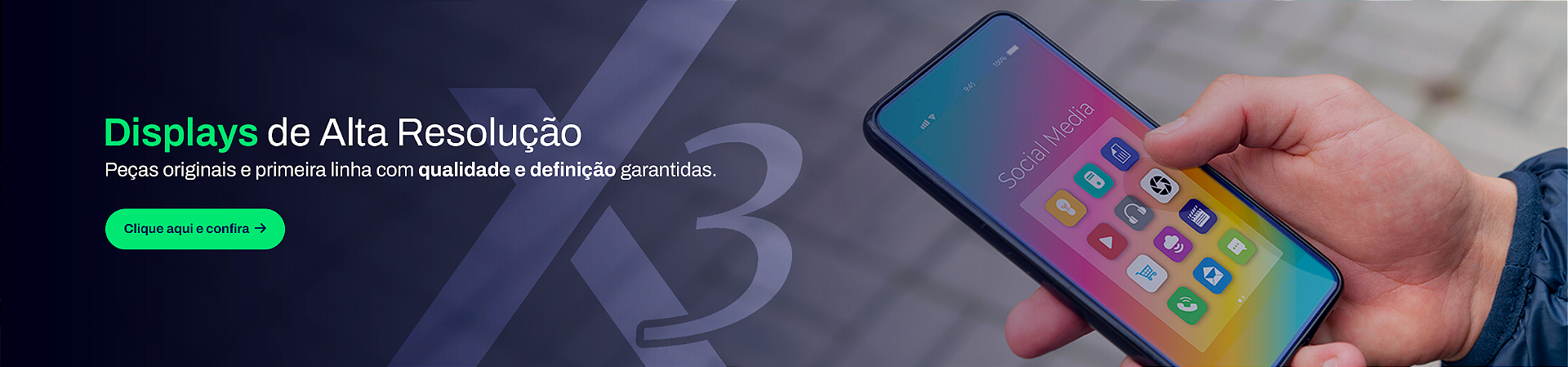 Displays de Alta Resolução