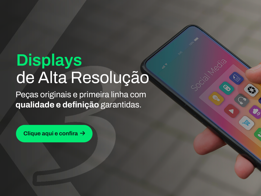 Displays de Alta Resolução mobile