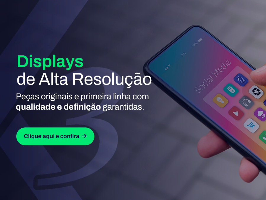 Displays de Alta Resolução mobile