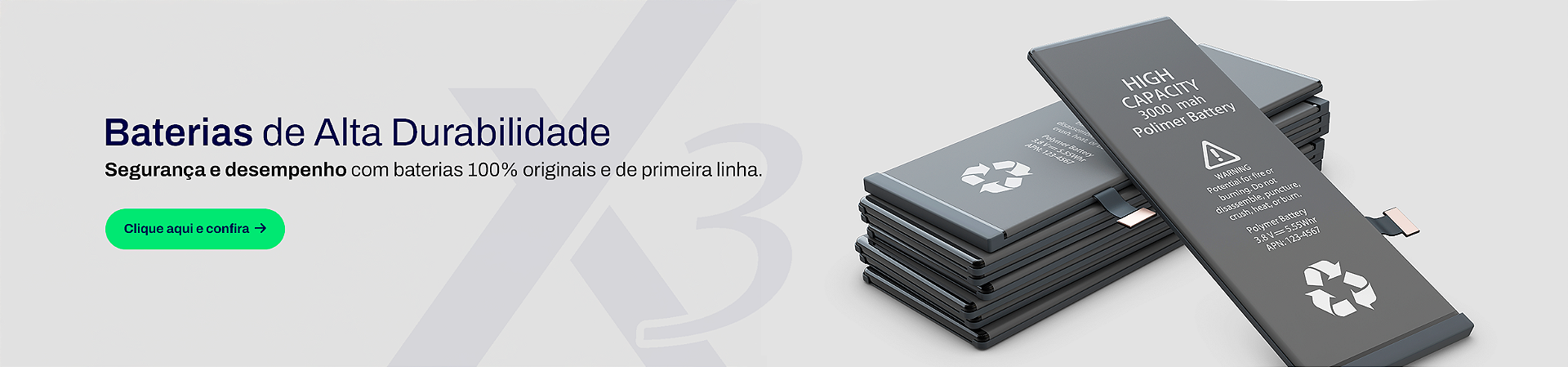 Baterias Alta Durabilidade