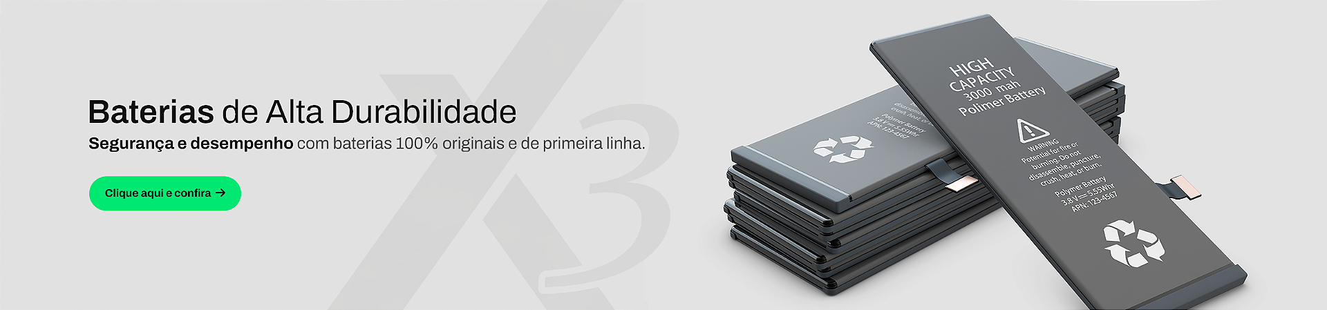 Baterias Alta Durabilidade