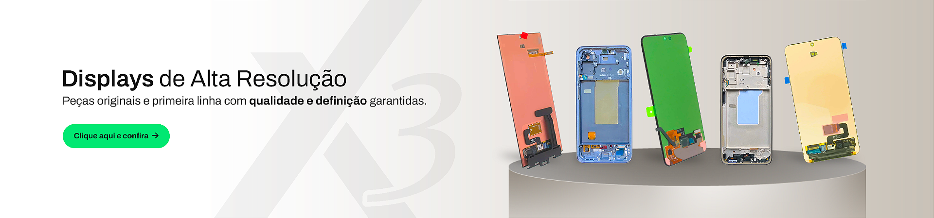 Displays de Alta Resolução