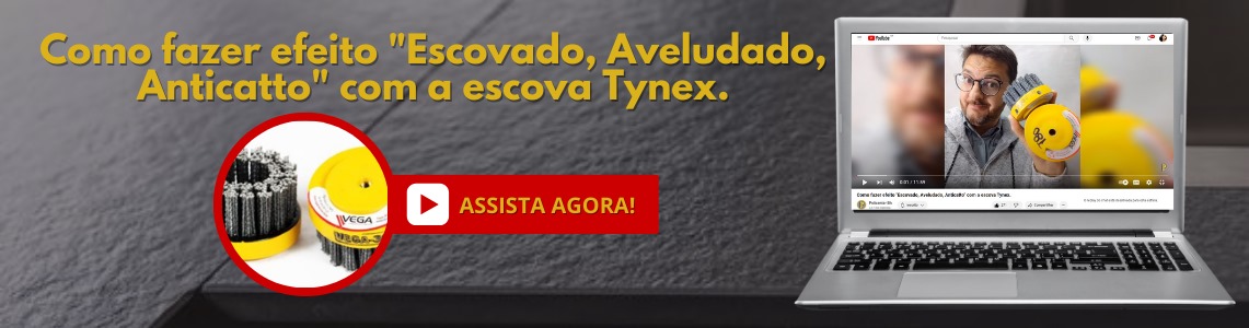 Banner Escova Tynex Para Acabamento de Pedra