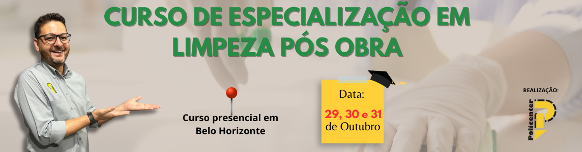 Curso Presencial de Especialização em Pós Obra
