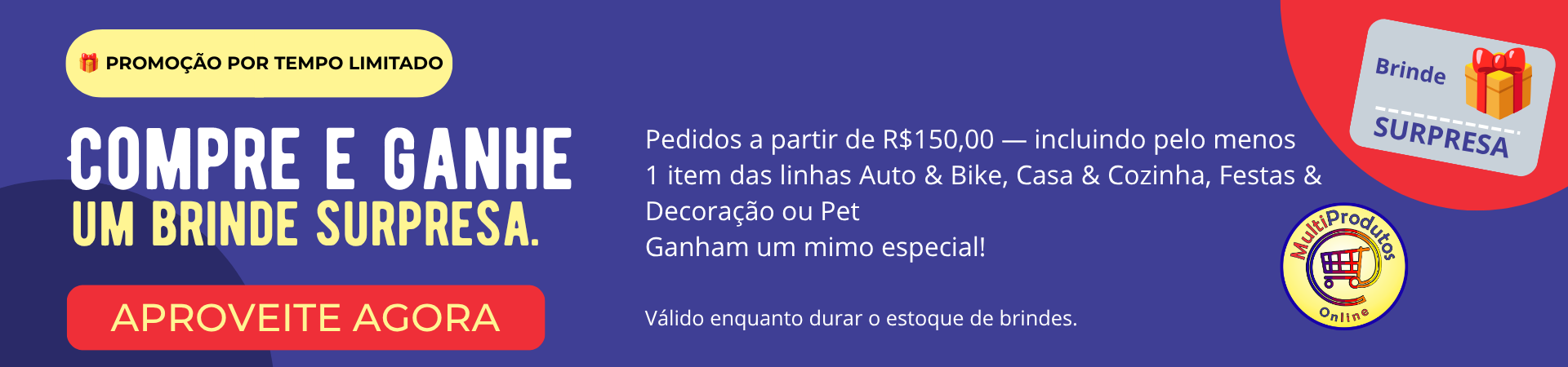 Promoção Brinde