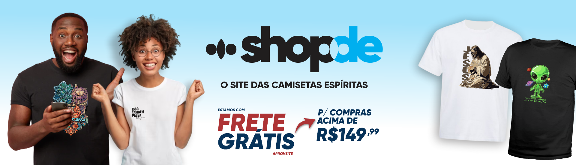 O Site das Camisetas Espiritas!
