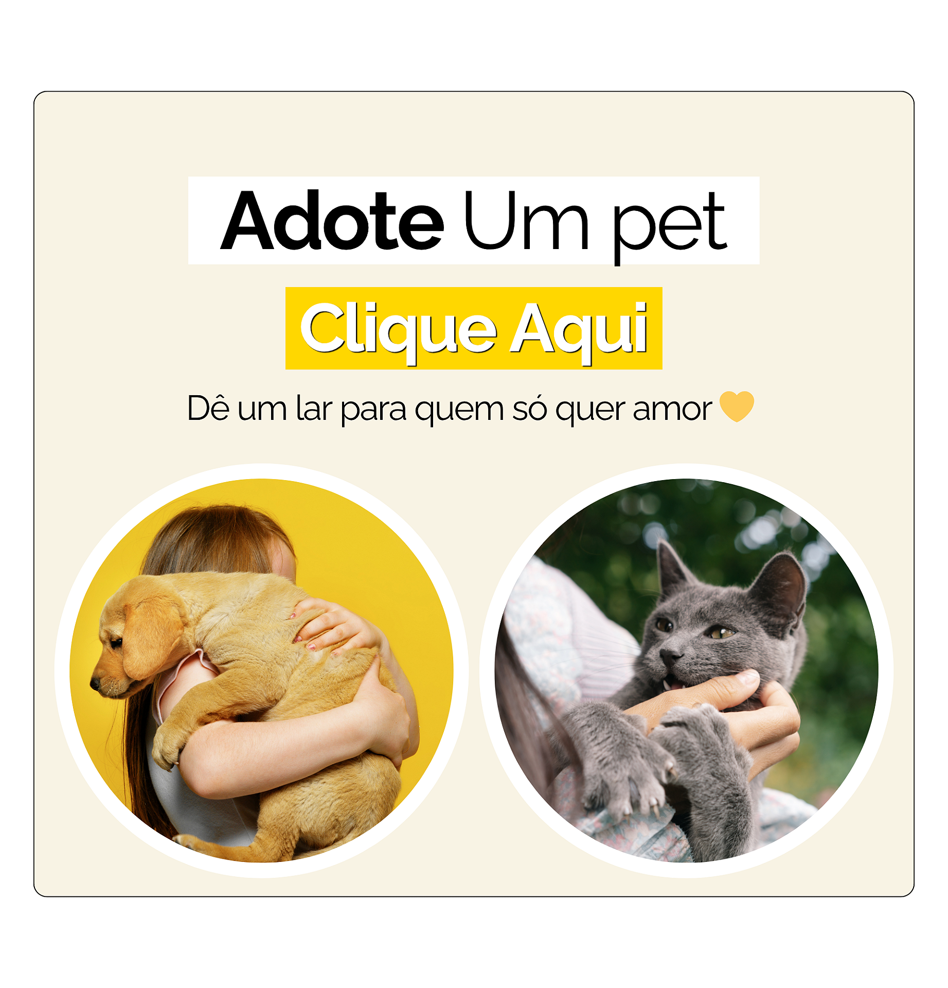 [mobile] adote um pet