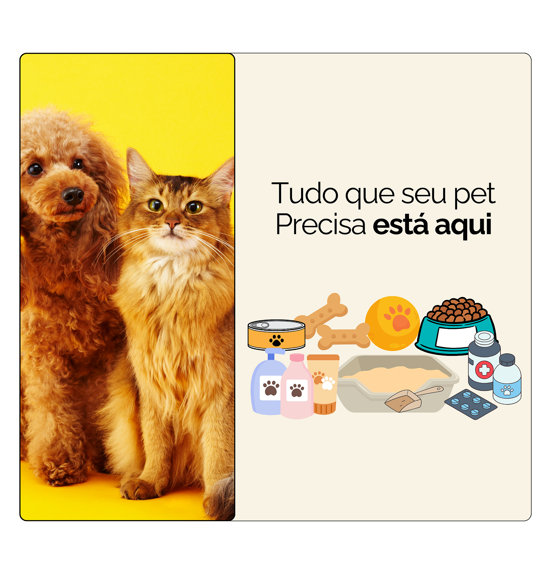 [mobile] temos tudo que seu pet precisa