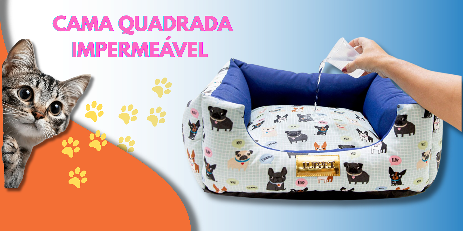 Cama Pet Impermeável