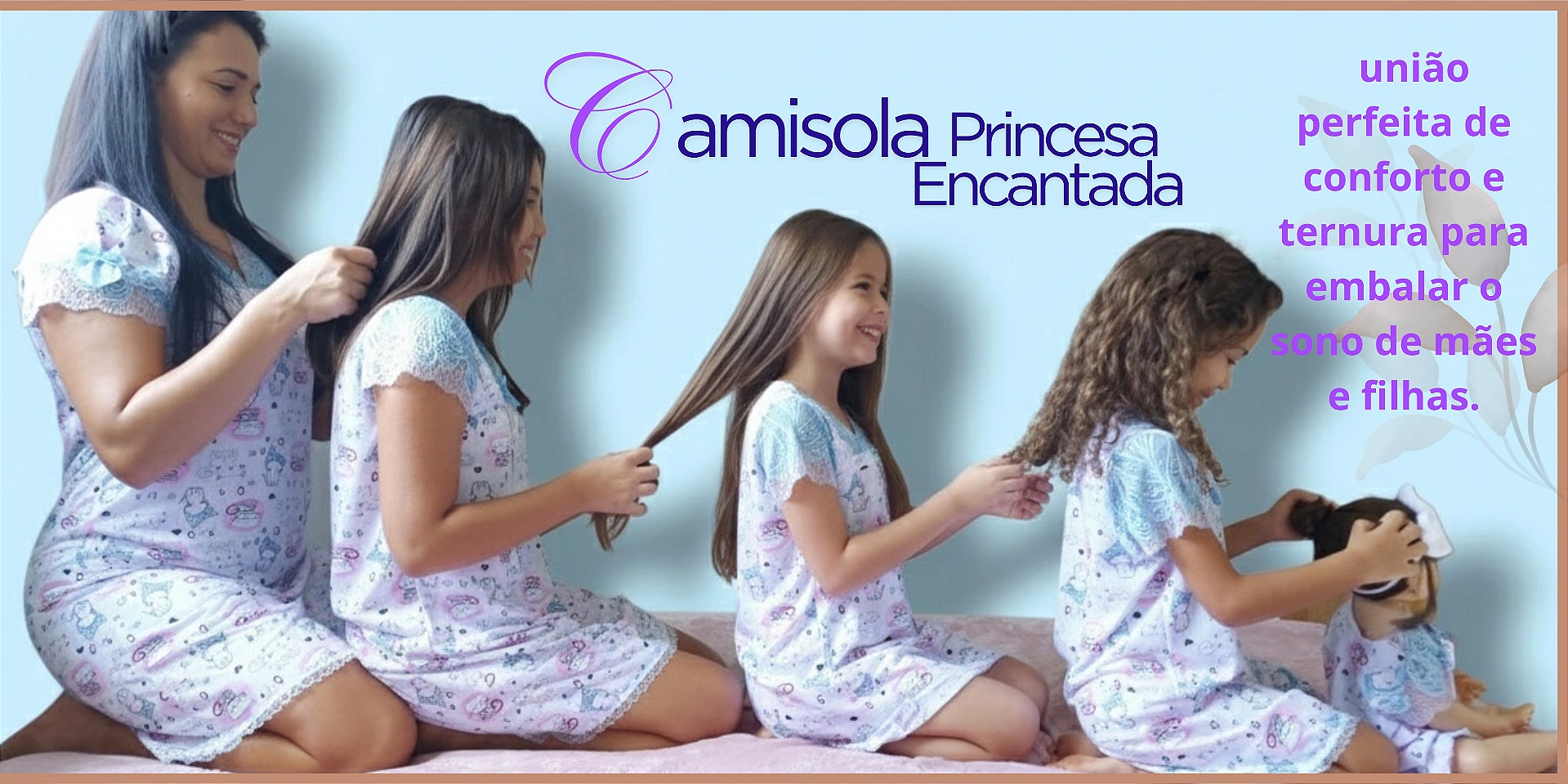 Camisola Princesa Encantada Feminina
