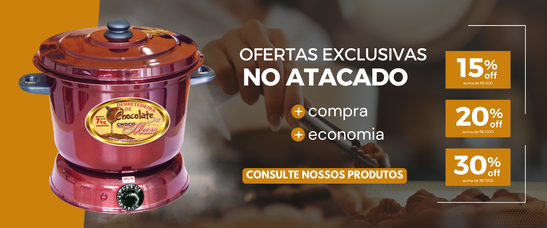 Ofertas exclusivas no atacado