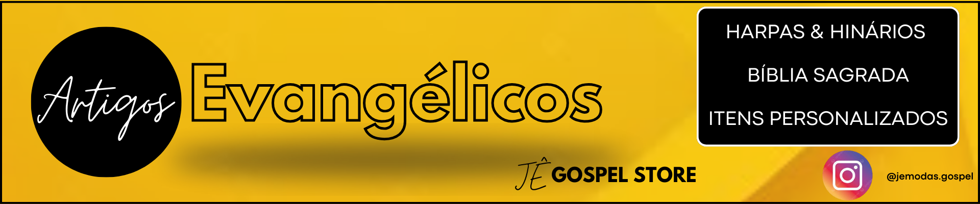 Banner Jê Gospel Store Full