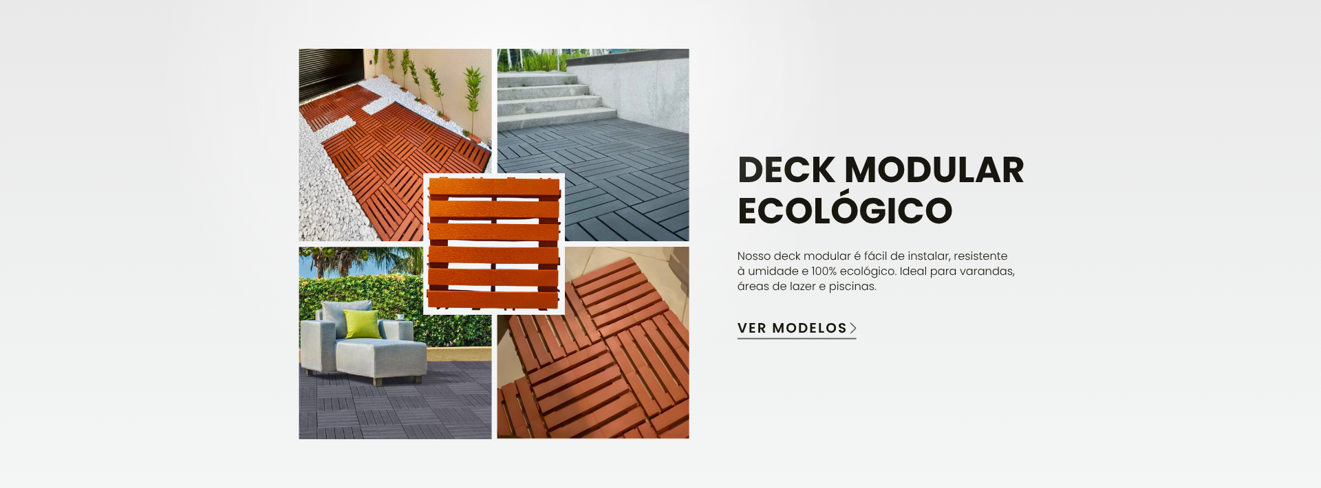 Deck Modular Ecológico