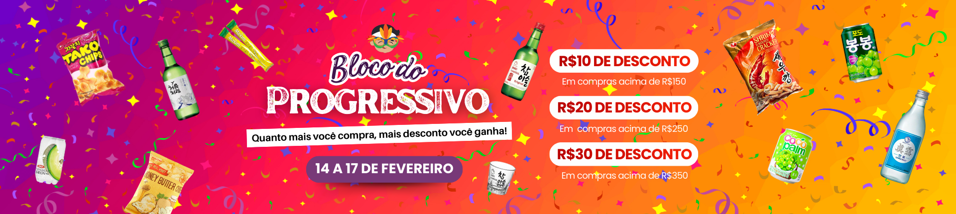 DESCONTO PROGRESSIVO CARNAVAL