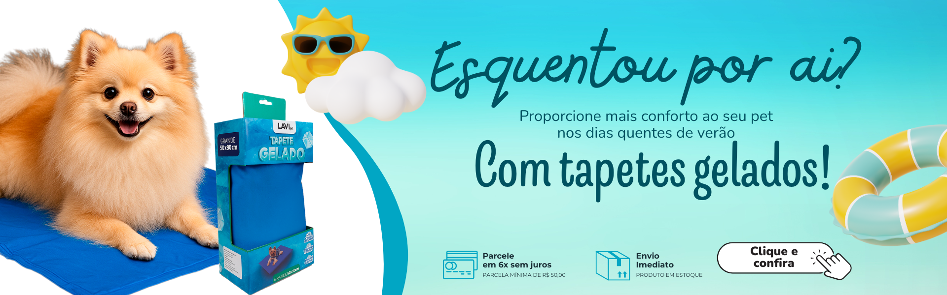 Full banner tapetes gelados