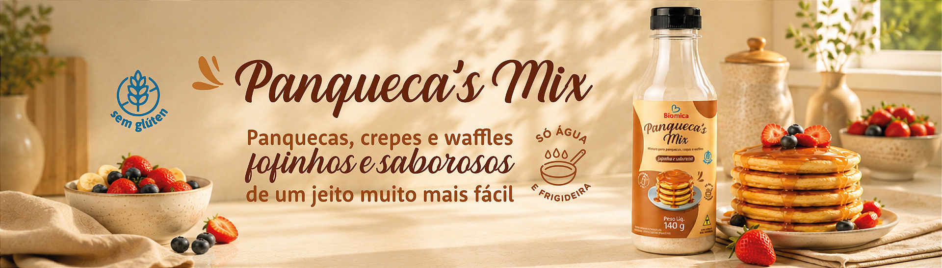 Lançamento Panqueca's Mix