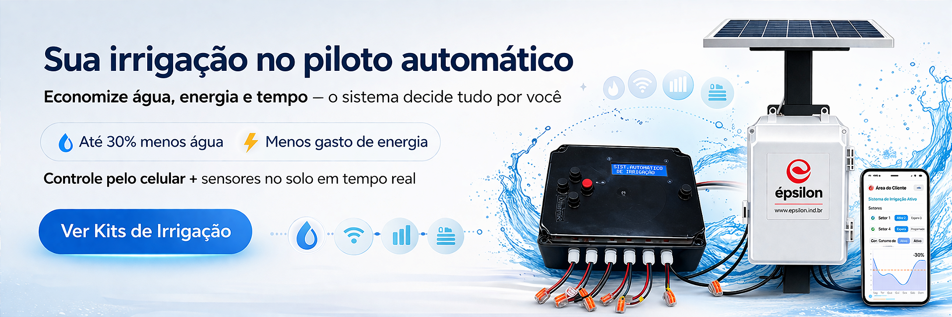 Épsilon Automação - Irrigação Inteligente