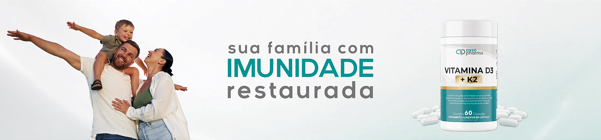 Vitamina D3 + K2 - Full Banner