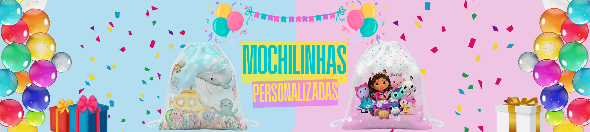 Mochilinhas Personalizadas