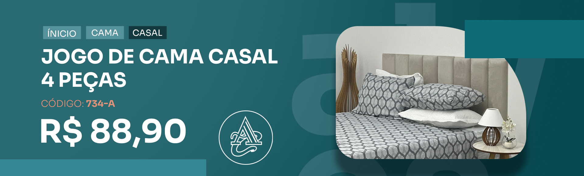 Jogo de cama casal