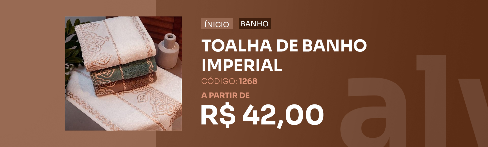 Toalha de banho imperial