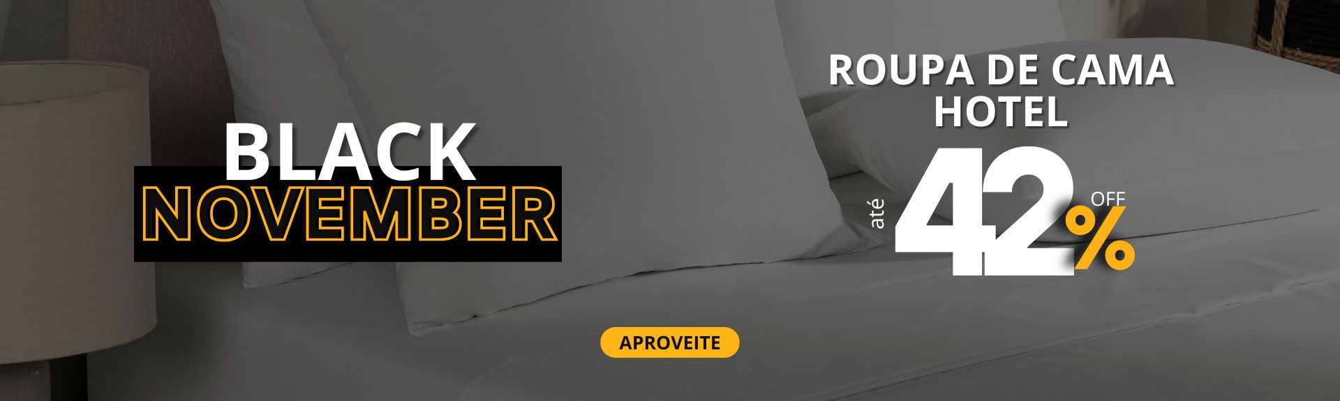 Black November Roupa de Cama