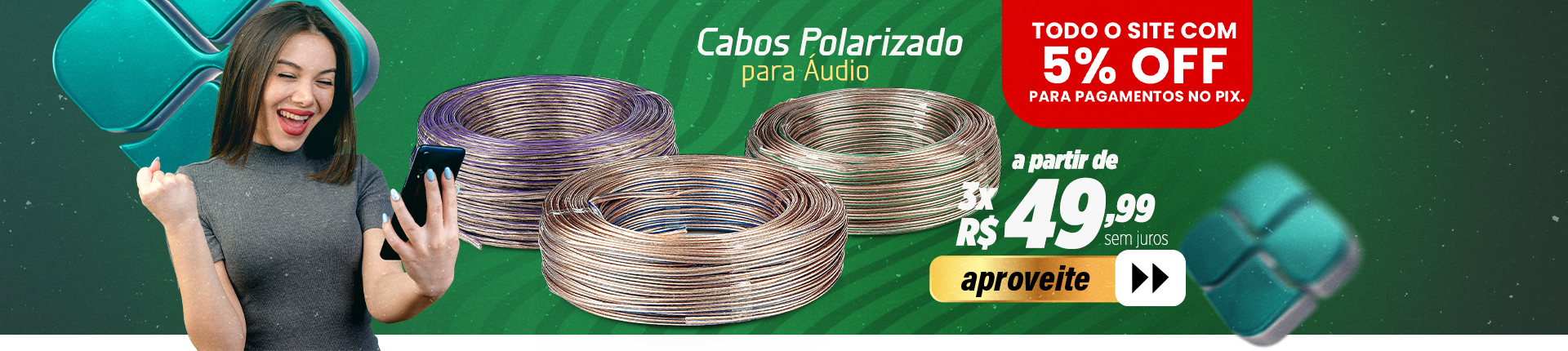 Cabos de Audio de Polarizado