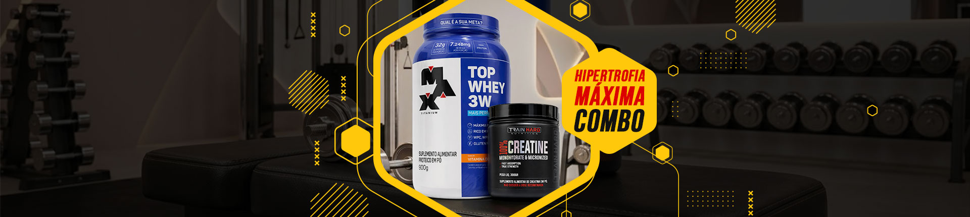 Combo Whey 3W Max + Crea THN