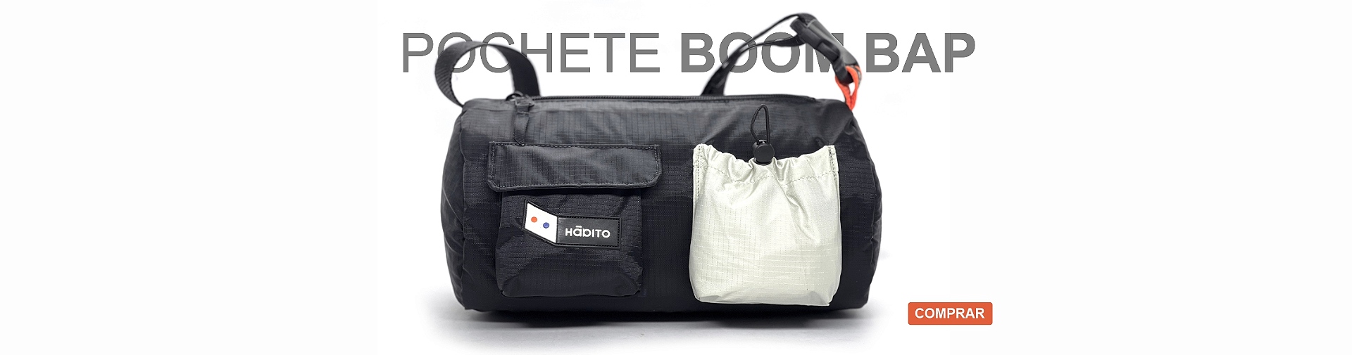 Pochete Hábito Boom Bap Preta