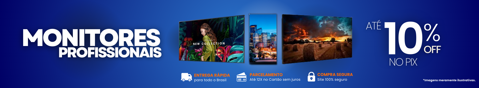 Monitores profissionais 2025