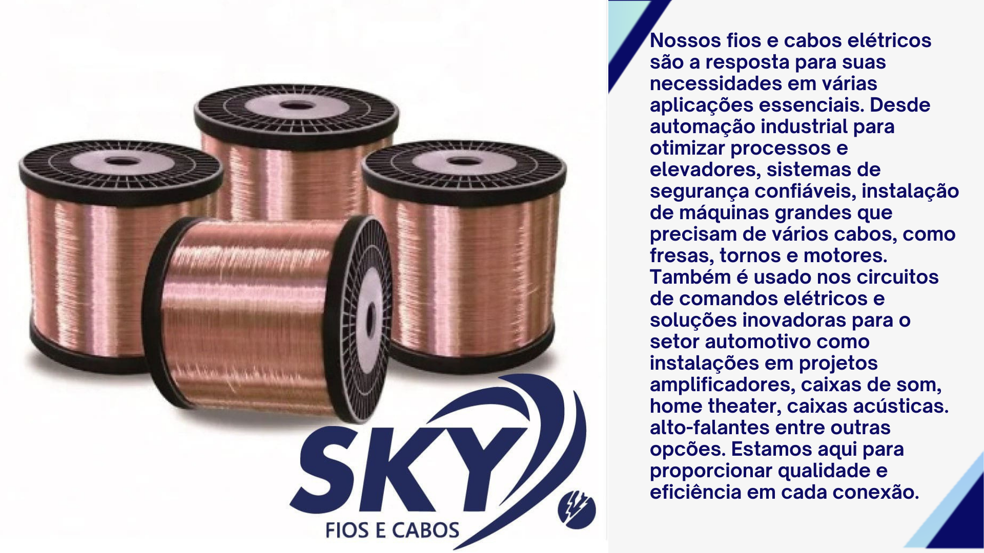 CABOS ELÉTRICOS