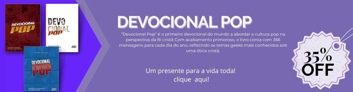 Devocional POP Azul, Vermelho e Branco