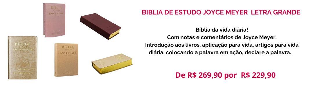 BIBLIA DE ESTUDO JOYCE MEYER
