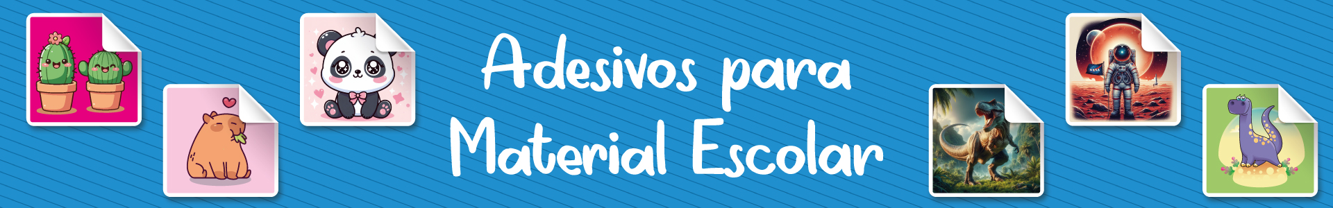 Banner Volta às Aulas Adesivos