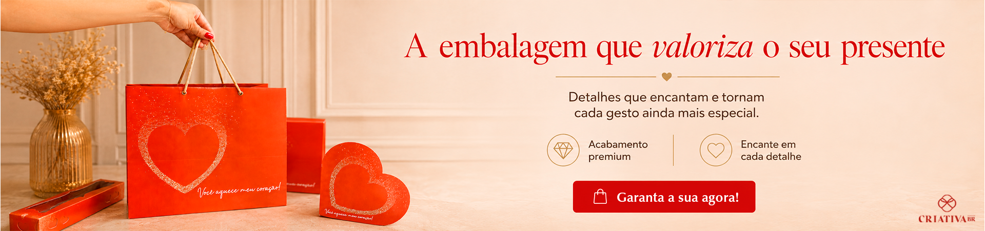 Outlet Vermelha - Valorize presente