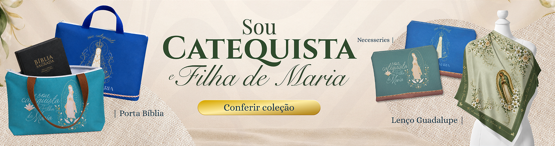 Agosto Mês do Catequista - necessaries