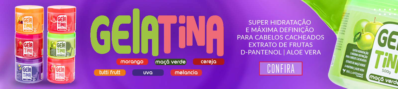 Gelatina Capilar Bela de Cachos