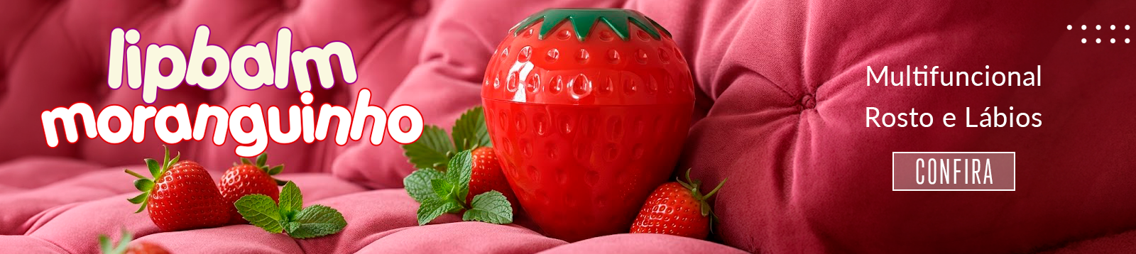 Lip Balm de Morango