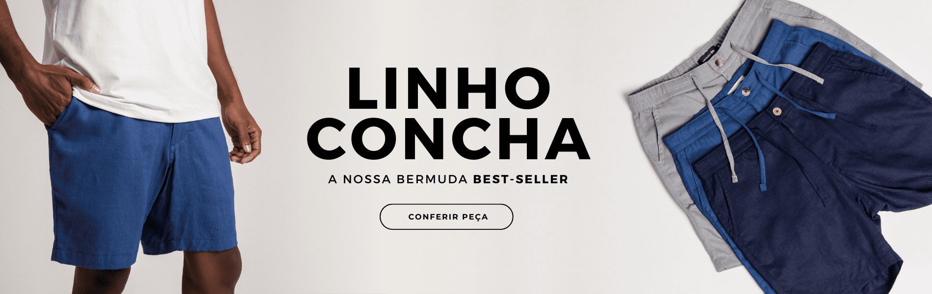 Bermuda Linho Concha