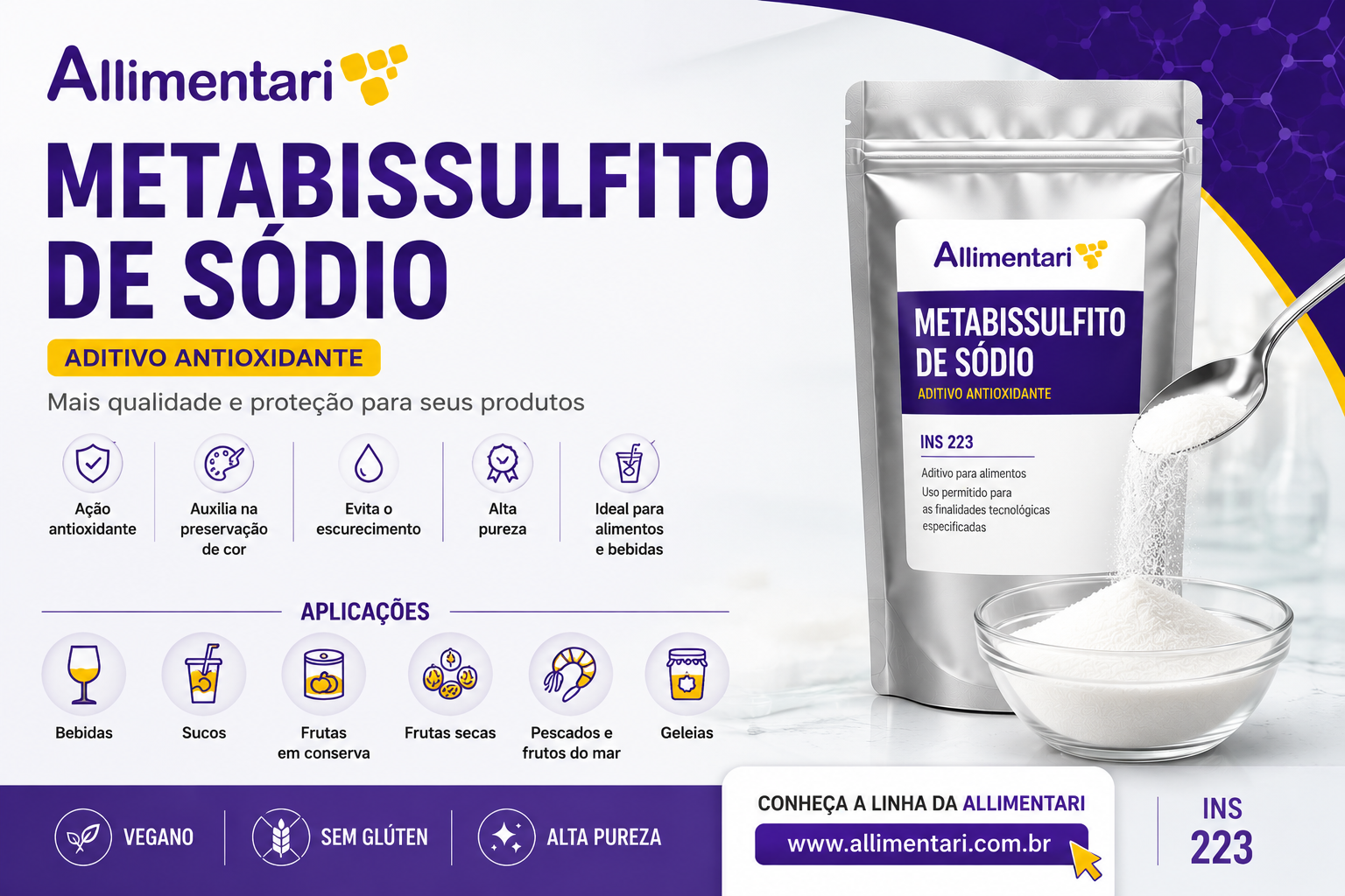 Metabissulfito de sódio