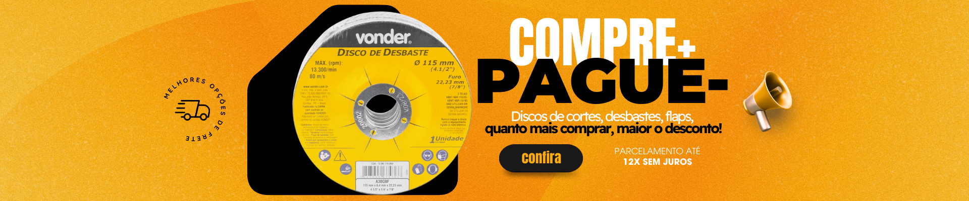 Banner Home Full 2 - Discos Abrasivos