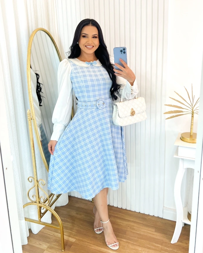 VESTIDO LARISSA  XADREZ