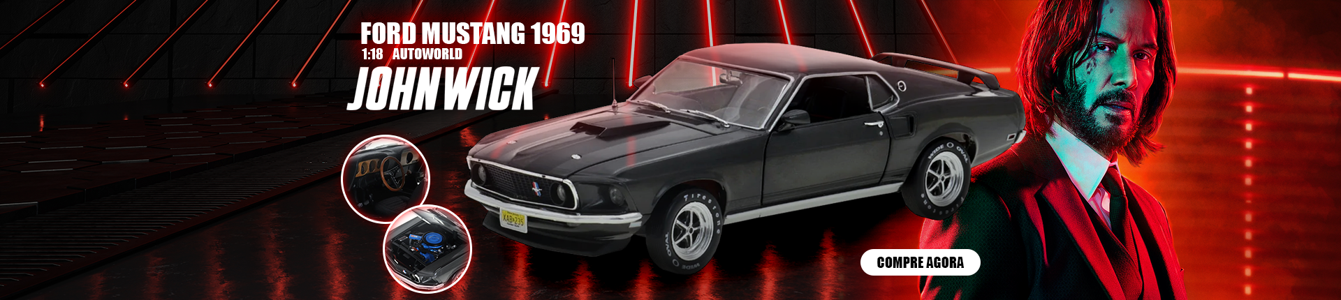 Ford Mustang 1969 John Wick