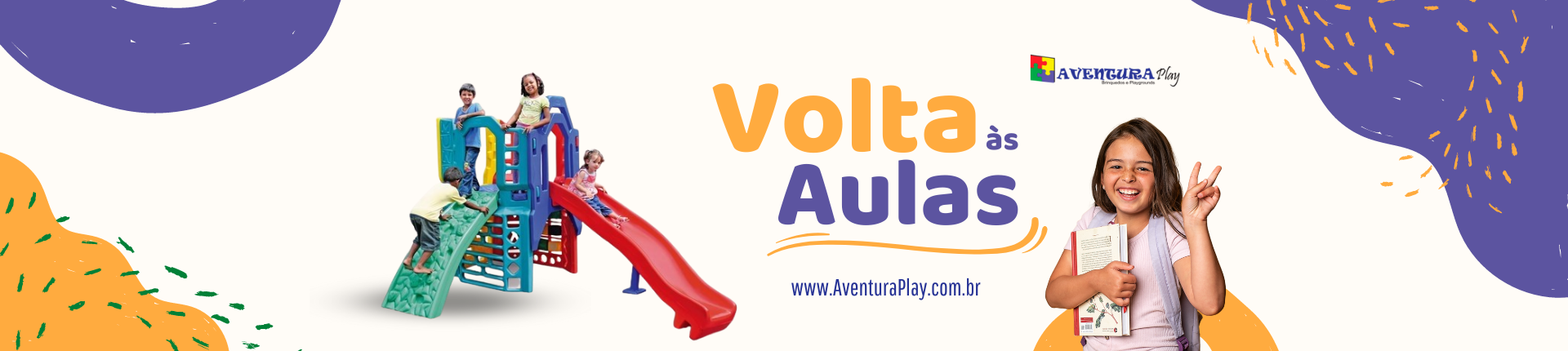 Banner Volta as Aulas AventuraPlay