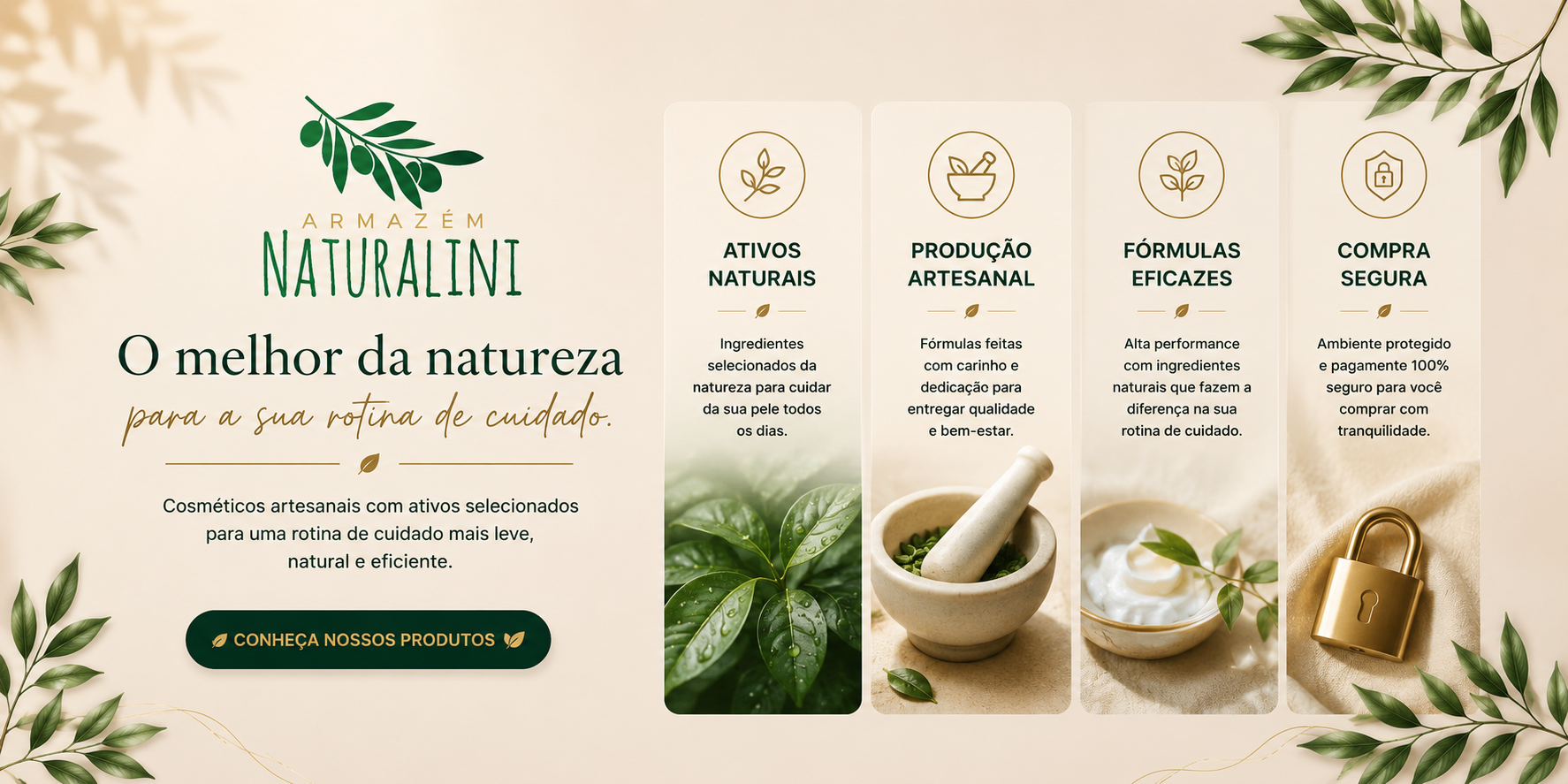 Cosméticos Naturais Naturalini