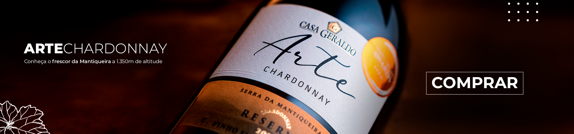 BANNER ARTE CHARDONNAY - C. GERALDO