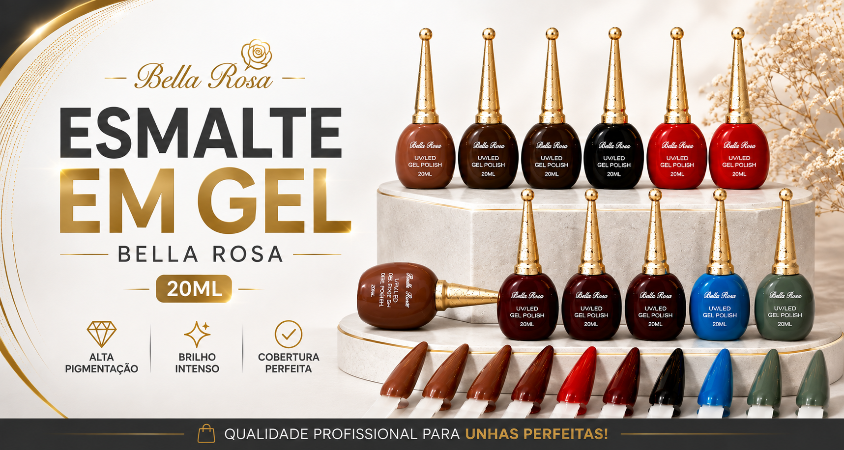 COLEÇÃO BELLA ROSA 20ML